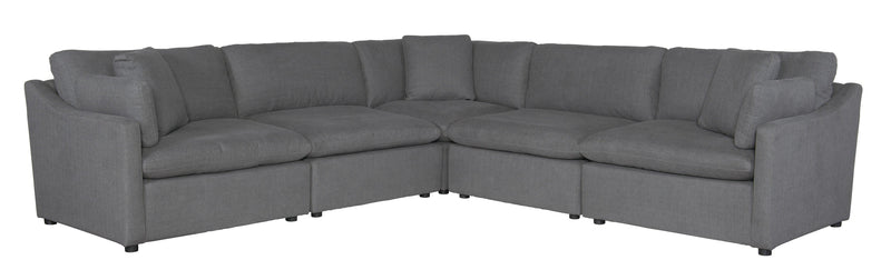 Howerton Gray 5 - Piece Modular Sectional - DMV FurnitureSectional
