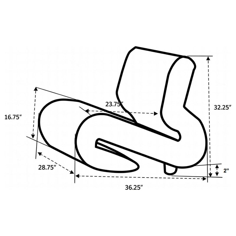 HP0426 Accent Chair Black  - 903263