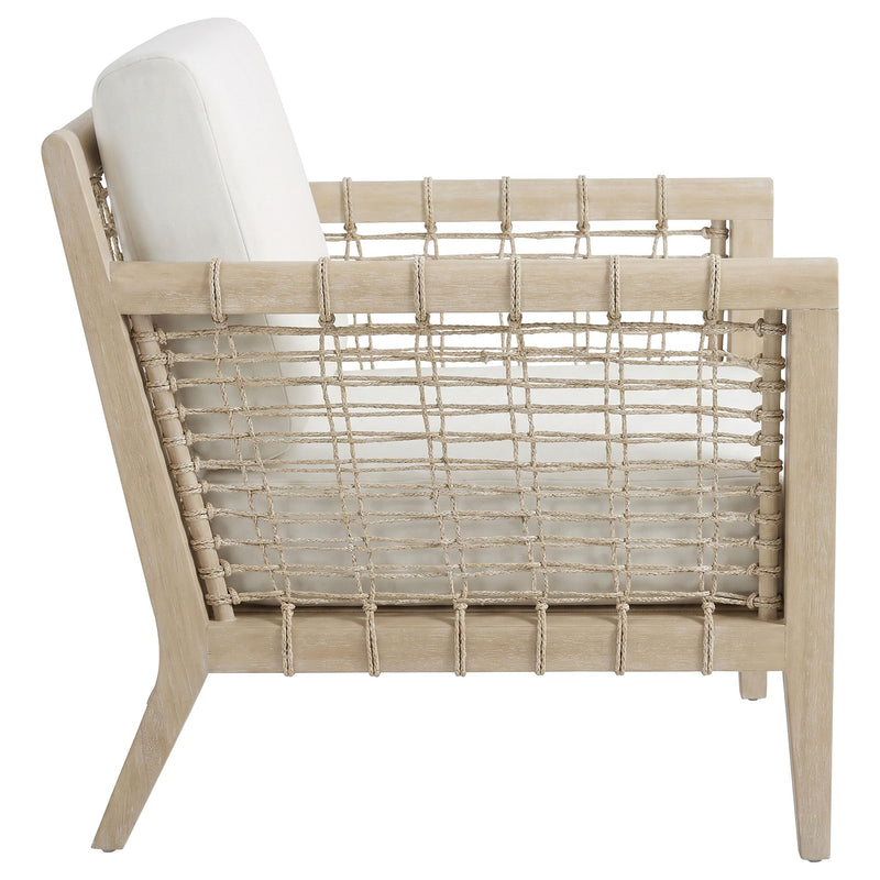 HP0426 Accent Chair White / Weathered Natural - 903265
