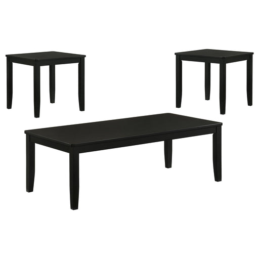 HP0426 Coffee Table 3 Pc Set Black  - 701710