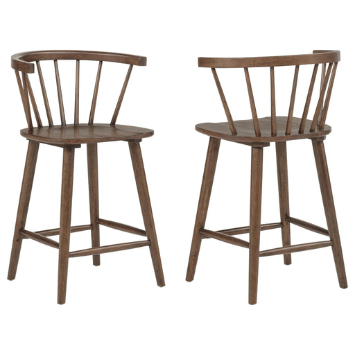 HP0426 Counter Chair Walnut (Pack of 2) - 107249WAL