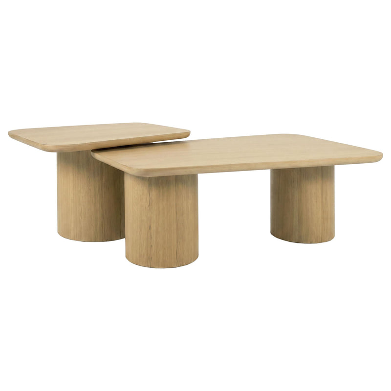 HP0426 Nesting Table 2 Pc Set Honey Oak - 700930