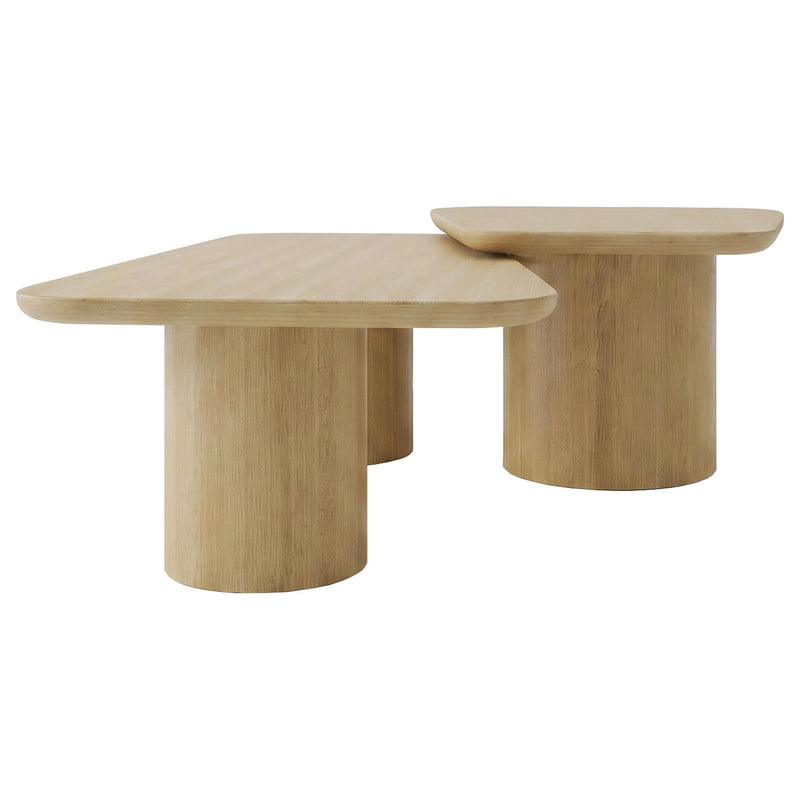 HP0426 Nesting Table 2 Pc Set Honey Oak - 700930