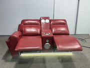 HP0426 Power 2 Reclining Sectional Red - 609630PP