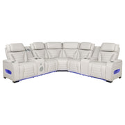 HP0426 Power2 Reclining Sectional 3 Pc Set Beige - 600560PP