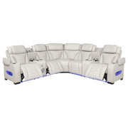 HP0426 Power2 Reclining Sectional 3 Pc Set Beige - 600560PP