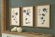 Huddwick Linen/Black Wall Art (Set of 3) - A8000559