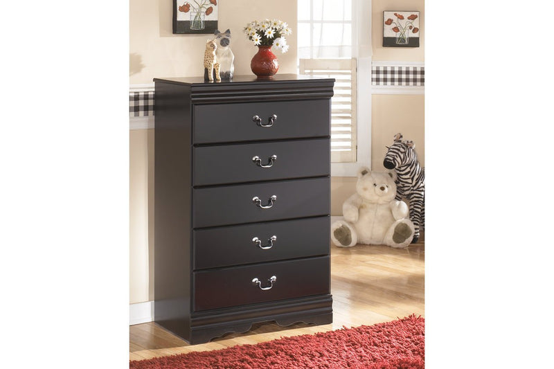 Huey Vineyard Black Chest of Drawers - DMV FurnitureChest