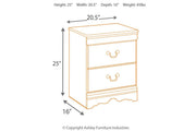Huey Vineyard Black Nightstand - DMV FurnitureNightstand