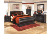 Huey Vineyard Black Nightstand - DMV FurnitureNightstand