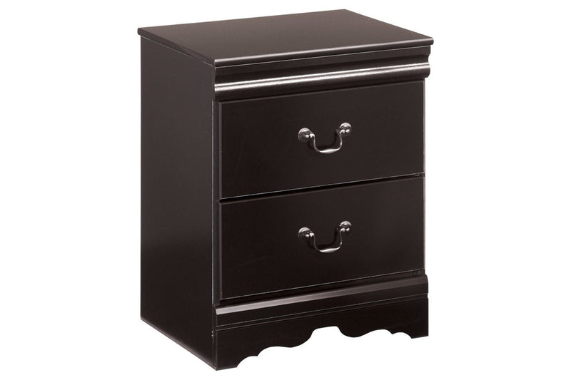 Huey Vineyard Black Nightstand - DMV FurnitureNightstand