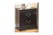 Huey Vineyard Black Nightstand - DMV FurnitureNightstand