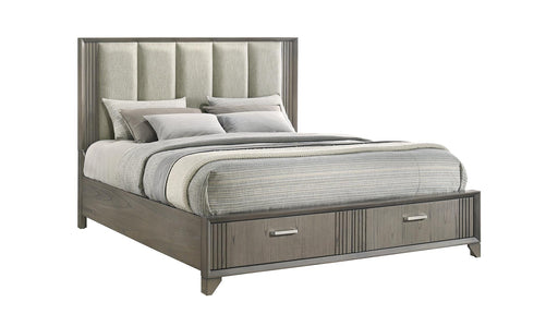 Hugo Queen Storage Bed Gray - Hugo Queen Storage Bed Gray