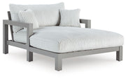 Hurley Park Gray Outdoor Chaise Lounge with Cushion - PCP695-815