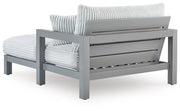 Hurley Park Gray Outdoor Chaise Lounge with Cushion - PCP695-815