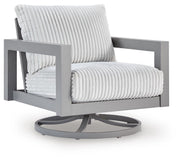 Hurley Park Outdoor Sofa with 2 Lounge Chairs in Gray - PKG021153