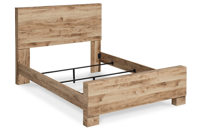 Hyanna Tan Brown Queen Panel Bed - DMV FurnitureQueen Bed