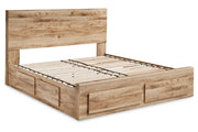 Hyanna Tan Brown Two Side Storage Bedroom Set - DMV FurnitureBedroom Set