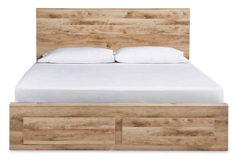 Hyanna Tan Brown Two Side Storage Bedroom Set - DMV FurnitureBedroom Set