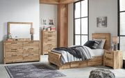 Hyanna Tan Brown Two Side Storage Panel Bedroom Set - DMV FurnitureBedroom Set