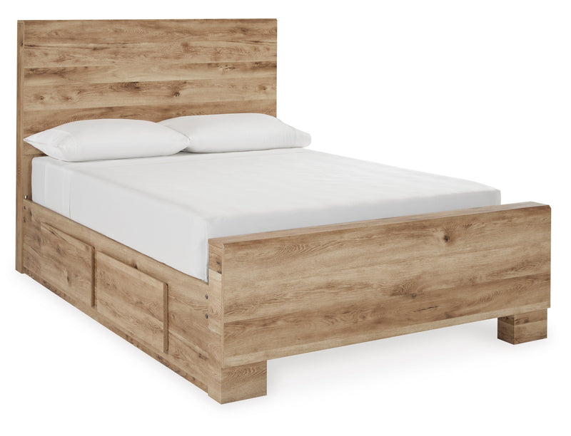 Hyanna Tan Brown Two Side Storage Panel Bedroom Set - DMV FurnitureBedroom Set