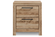 Hyanna Tan Brown Youth One Side Storage Panel Bedroom Set - DMV FurnitureYouth Bedroom Set
