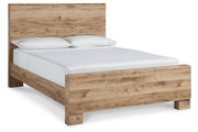 Hyanna Tan King Panel Bed - DMV FurnitureKing Bed