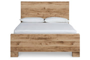 Hyanna Tan King Panel Bed - DMV FurnitureKing Bed
