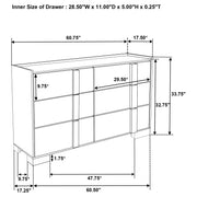 Hyland 4-piece Queen Bedroom Set Natural - 215651Q-S4