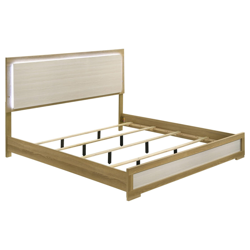 Hyland 5-piece Eastern King Bedroom Set Natural - 215651KE-S5