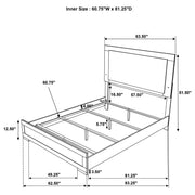 Hyland 5-piece Queen Bedroom Set Natural - 215651Q-S5