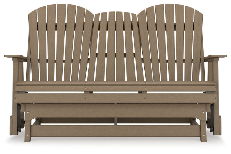 Hyland wave Outdoor Glider Loveseat - P114-835