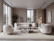 Hypnos 4-pieces (4 Seat Sofa & 3 Seat Sofa & 2 Chair) Livingroom in Brown - 200-ZEN-HYP-BRO-4311