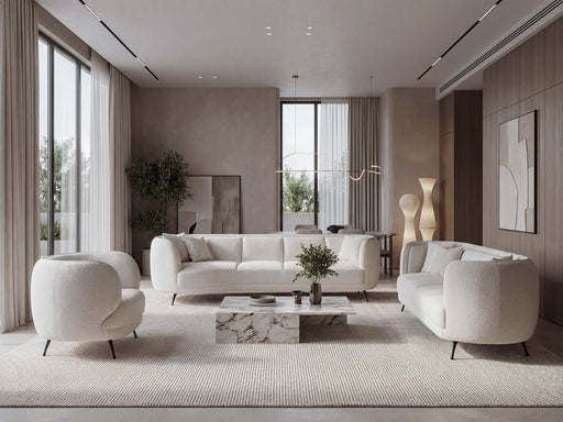 Hypnos 4-pieces (4 Seat Sofa & 3 Seat Sofa & 2 Chair) Livingroom in Grey - 200-ZEN-HYP-GRE-4311