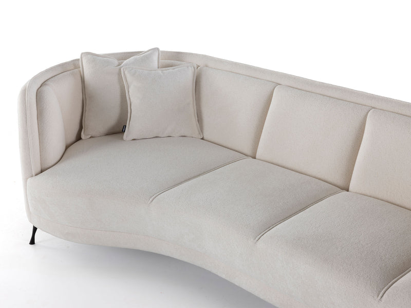 Hypnos Stationary 4 Seat Sofa - Standart in Cream - 200-ZEN-HYP-CRE-4