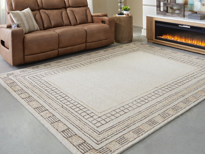 Idaman Taupe/Brown Large Rug - R407291