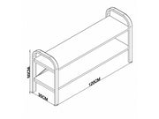 Ikra Tv Stand in White - 721-IK-TV-WHITE