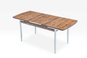 Inci Diningroom (Dining Table & 4 Dining Chair) in Walnut - 115-INC-SET-WL-4-SET