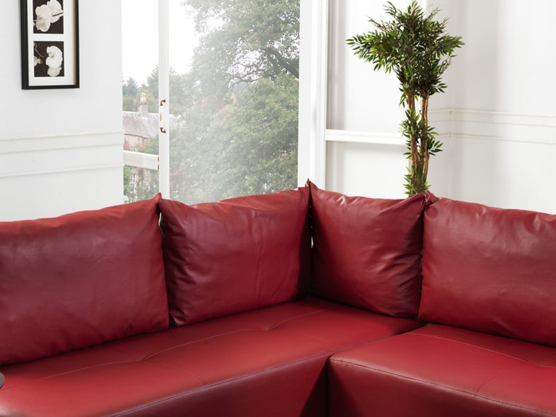 Inferno Sectional Vinyl in Grey - 701-INF-GRAY-S