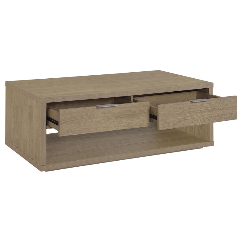 Ingram 3-Piece Coffee and End Table Set with Storage Latte - 710978-S3