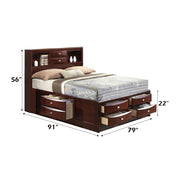 Ireland EK Bed W/Storage - 21596EK