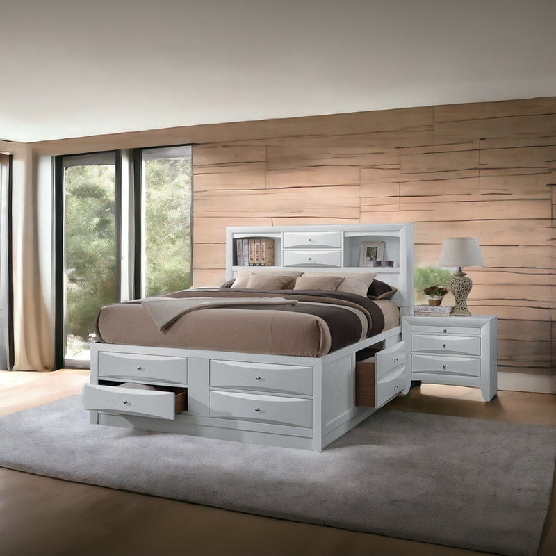 Ireland EK Bed W/Storage - 21696EK