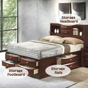 Ireland Queen Bed W/Storage - 21600Q