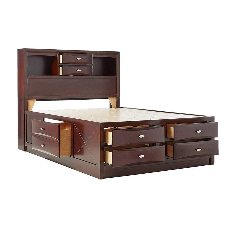 Ireland Queen Bed W/Storage - 21600Q