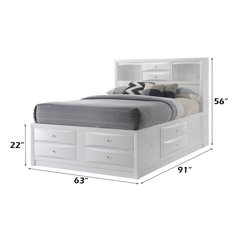 Ireland Queen Bed W/Storage - 21700Q