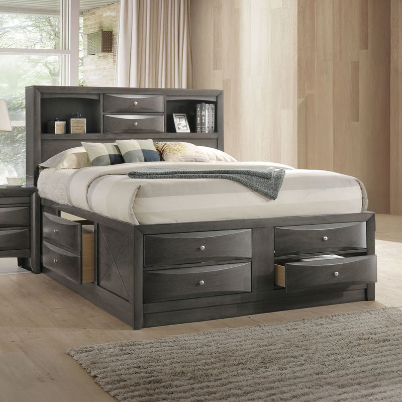 Ireland Queen Bed W/Storage - 22700Q