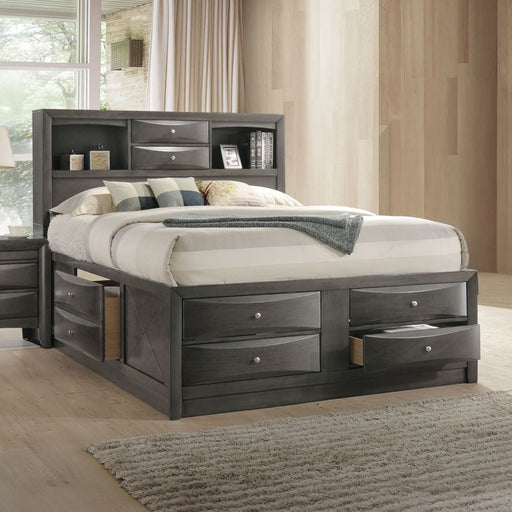 Ireland Queen Bed W/Storage - 22700Q