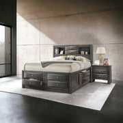 Ireland Queen Bed W/Storage - 22700Q