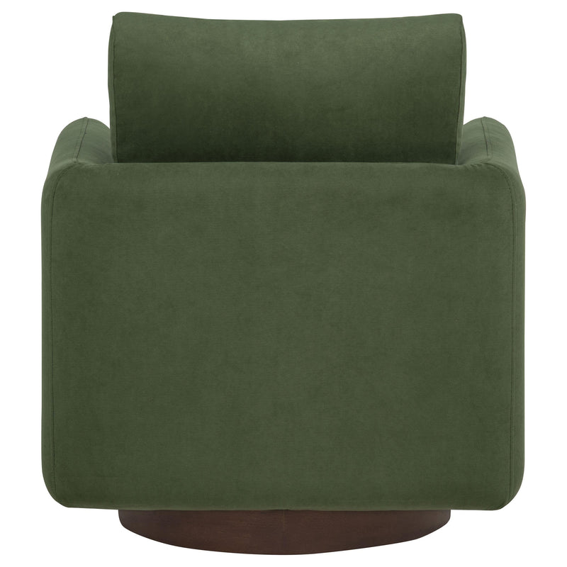 Iris Fabric Upholstered Swivel Accent Chair Matcha - 903257