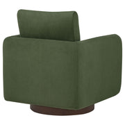 Iris Fabric Upholstered Swivel Accent Chair Matcha - 903257